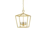 Denison 4 Light Medium Pendant by Currey Company - 9000-SDEN