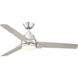 Newlyn Garden 3 Blade Ceiling Fan with Light Kit 52 Inch Wide by BSH - 103-BEL-1336453