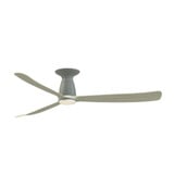 Dean's Gardens 3 Blade Flush Ceiling Fan with Light Kit 60 Inch Wide by BSH - 103-BEL-1376981