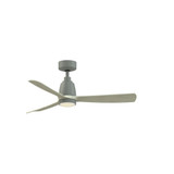 Dean's Gardens 3 Blade Ceiling Fan with Knurled Light Kit 44 Inch Wide by BSH - 103-BEL-1376970