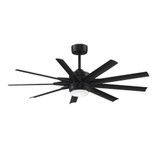 Southern Downs 9 Blade Ceiling Fan with Light Kit 56 Inches Wide by BSH - 103-BEL-822308