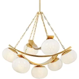 Churchill Cottages 7 Light Oversized Chandelier by BSH - 116-BEL-1335637