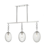 Cathedral Fairway 3 Light Linear Pendant 23.5 x 43 Inch by BSH - 116-BEL-883537
