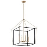 Shrewsbury Oaks 4 Light Large Foyer Pendant 30 Inch Tall by BSH - 147-BEL-1335314