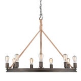Chatham 9 Light Large Chandelier by Golden - 1048-9