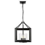 Smyth 3 Light Medium Pendant 17.25 Inch Tall by Golden - 2073-M3