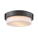Multi-Family 2 Light 10.5 Inch Wide Flush Mount by Golden - 1270-11