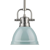 Duncan 1 Light Small Pendant 8.38 Inch Tall by Golden - 3604-M1L