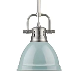 Duncan 1 Light Small Pendant 8.38 Inch Tall by Golden - 3604-M1L