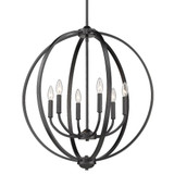 Colson 6 Light Medium Chandelier by Golden - 3167-6