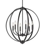 Colson 6 Light Medium Chandelier by Golden - 3167-6
