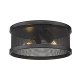 Channing 2 Light 11 Inch Wide Flush Mount by Golden - 3168-FM11