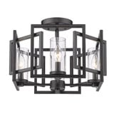 Marco 4 Light 16 Inch Wide Flush Flush Mount by Golden - 6068-FM