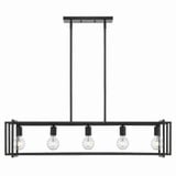 Tribeca 5 Light Oversized Linear Pendant by Golden - 6070-LP