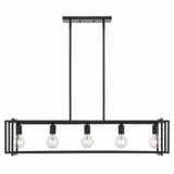 Tribeca 5 Light Oversized Linear Pendant by Golden - 6070-LP