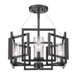 Marco 4 Light 16 Inch Wide Semi Flush Mount by Golden - 6068-SF