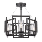 Marco 4 Light 16 Inch Wide Semi Flush Mount by Golden - 6068-SF
