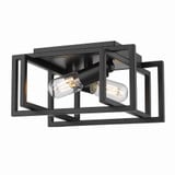 Tribeca 2 Light Medium Flush Mount by Golden - 6070-FM