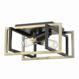 Bristol Fold 2 Light Medium Flush Mount by Bailey Street Home - 170-BEL-4159802