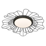 Yasmin 16W 1 LED 23.63 Inch Wide Flush Mount by Golden - 9132-FM