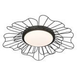 Yasmin 16W 1 LED 23.63 Inch Wide Flush Mount by Golden - 9132-FM