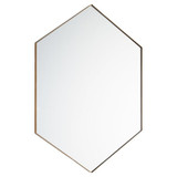 Hexagon Mirror 34 Inch Tall and 24 Inch Wide by BSH - 183-BEL-1367267