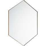 Hexagon Mirror 34 Inch Tall and 24 Inch Wide by BSH - 183-BEL-1367267