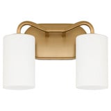 Thorne Paddock 2 Light Bath Vanity 9 Inch Tall and 13.25 Inch Wide by BSH - 183-BEL-1367018