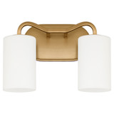 Thorne Paddock 2 Light Bath Vanity 9 Inch Tall and 13.25 Inch Wide by BSH - 183-BEL-1367018