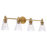 Drury Buildings 4 Light Bath Vanity 9.75 Inch Tall and 31 Inch Wide by BSH - 183-BEL-1367025