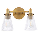Drury Buildings 2 Light Bath Vanity 9.75 Inch Tall and 14 Inch Wide by BSH - 183-BEL-1367023