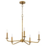 Thorne Paddock 5 Light Chandelier 20.75 Inch Tall and 24.5 Inch Wide by BSH - 183-BEL-1367035