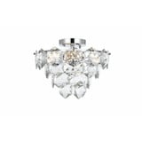 Fox Corner 6 Light Flush Mount 12 Inch Tall and 16 Inch Wide by BSH - 390-BEL-1370298
