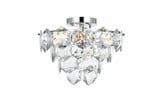 Fox Corner 6 Light Flush Mount 12 Inch Tall and 16 Inch Wide by BSH - 390-BEL-1370298