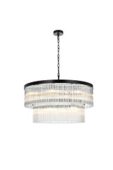 Wetherall Avenue 14 Light Chandelier 16.5 Inch Tall and 32 Inch Wide by BSH - 390-BEL-1370317