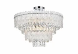 The Courtyards 8 Light Flush Mount 19 Inch Tall and 25 Inch Wide by BSH - 390-BEL-1366214