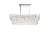 The Courtyards 6 Light Chandelier 12.5 Inch Tall and 14 Inch Wide by BSH - 390-BEL-1366215