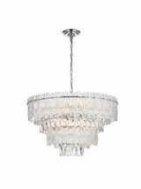 The Courtyards 8 Light Chandelier 15 Inch Tall and 25 Inch Wide by BSH - 390-BEL-1366210