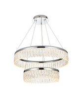 Naseby Fold 2 LED Light Medium Chandelier by BSH - 390-BEL-1337811