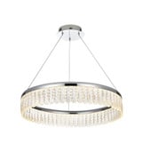 Naseby Fold 1 LED Light Medium Chandelier by BSH - 390-BEL-1337809