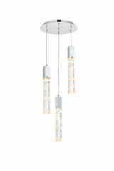 Brookfield Willows 6.5W 3 LED Chandelier 19 Inch Tall and 16 Inch Wide by BSH - 390-BEL-1366230