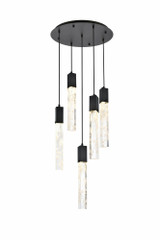 Brookfield Willows 6.5W 5 LED Chandelier 19 Inch Tall and 20 Inch Wide by BSH - 390-BEL-1366231