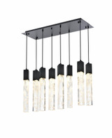 Brookfield Willows 6.5W 8 LED Pendant 19 Inch Tall and 12 Inch Wide by BSH - 390-BEL-1366223