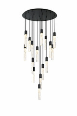 Brookfield Willows 6.5W 16 LED Chandelier 19 Inch Tall and 36 Inch Wide by BSH - 390-BEL-1366234