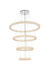 Northwood Spinney 160W 4 LED Chandelier 24.5 Inch Tall and 42 Inch Wide by BSH - 390-BEL-1366255