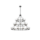 Chalk Leaze 27 Light Chandelier 40 Inch Tall and 48 Inch Wide by BSH - 390-BEL-1370345