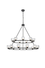 Chalk Leaze 21 Light Chandelier 40 Inch Tall and 48 Inch Wide by BSH - 390-BEL-1370344
