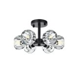 Empress Acre 6 Light 14 Inch Wide Flush Mount by BSH - 390-BEL-1337813