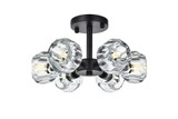 Empress Acre 6 Light 14 Inch Wide Flush Mount by BSH - 390-BEL-1337813