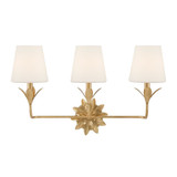 West Moor 3 Light Bath Vanity 15 Inch Tall and 25 Inch Wide by BSH - 49-BEL-1373363